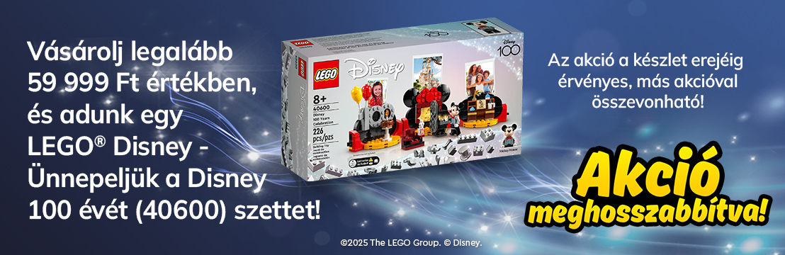 LEGO Disney - Ünnepeljük s Disney 100 évét (40600) akció!