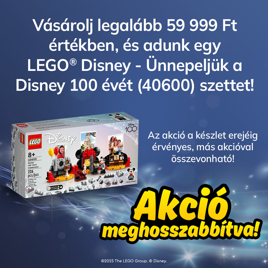 LEGO Disney - Ünnepeljük s Disney 100 évét (40600) akció!