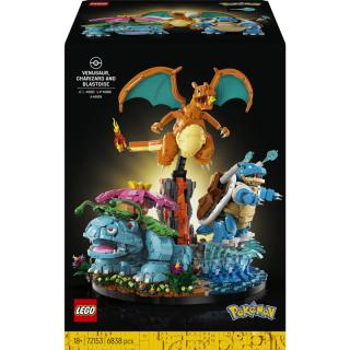 LEGO® Pokémon - Venusaur, Charizard és Blastoise (72153)