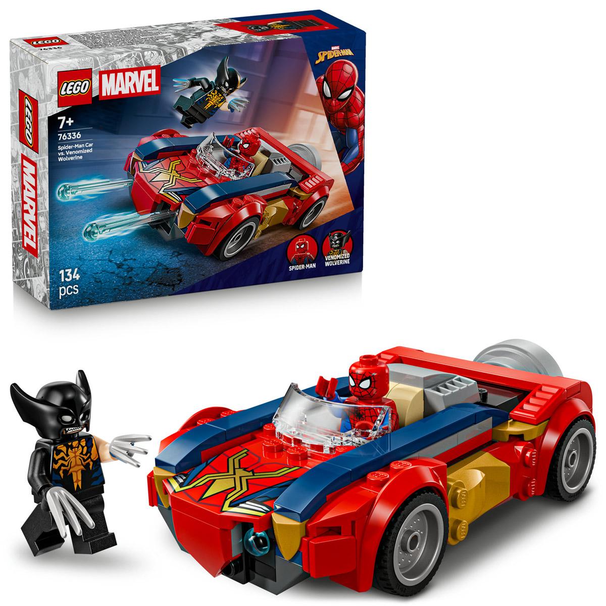 LEGO® Marve - Pókember a venomizált Farkas ellen (76336) 