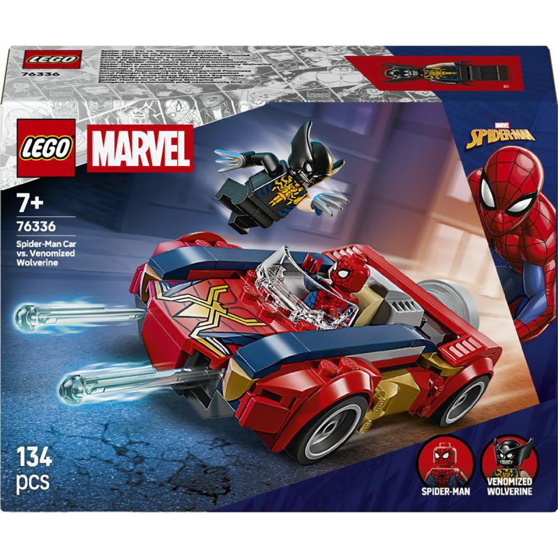LEGO® Marve - Pókember a venomizált Farkas ellen (76336) 