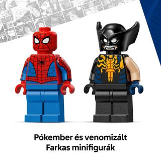 LEGO® Marve - Pókember a venomizált Farkas ellen (76336) 