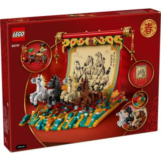 LEGO® Iconic - Vágtázó lovakat ábrázoló festmény (80119)