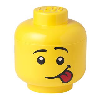 LEGO 40320806 - LEGO tároló - Nagy nyelves mosolygós minifigura fej