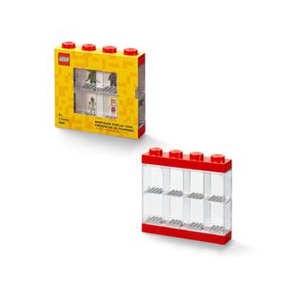 LEGO 40650001 - LEGO tároló - Minifigura  8 db piros