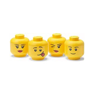LEGO 43330800 - LEGO tároló - 4 in 1 kicsi minifigura fejek