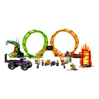 LEGO 60339 - LEGO City - Kaszkadőr aréna dupla hurokkal