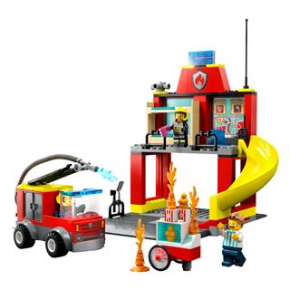 LEGO 60375 - LEGO City - Tűzoltóállomás és tűzoltóautó