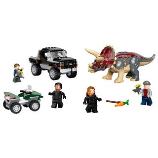 LEGO 76950 - LEGO Jurassic World - Triceratops támadása a teherau...