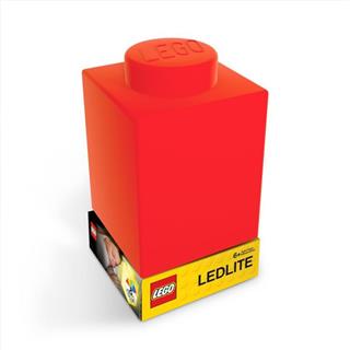 LEGO LGL-LP38 - LEGO EUROMIC - Iconic 1x1 szilikon kocka lámpa - piros
