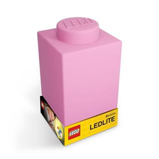 LEGO LGL-LP39 - LEGO EUROMIC - Iconic 1x1 szilikon kocka lámpa - róz...
