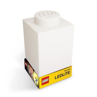 LEGO LGL-LP40 - LEGO EUROMIC - Iconic 1x1 szilikon kocka lámpa - fehér