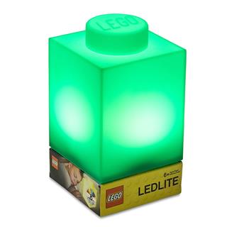 LEGO LGL-LP41 - LEGO EUROMIC - Iconic 1x1 szilikon kocka lámpa - zöld