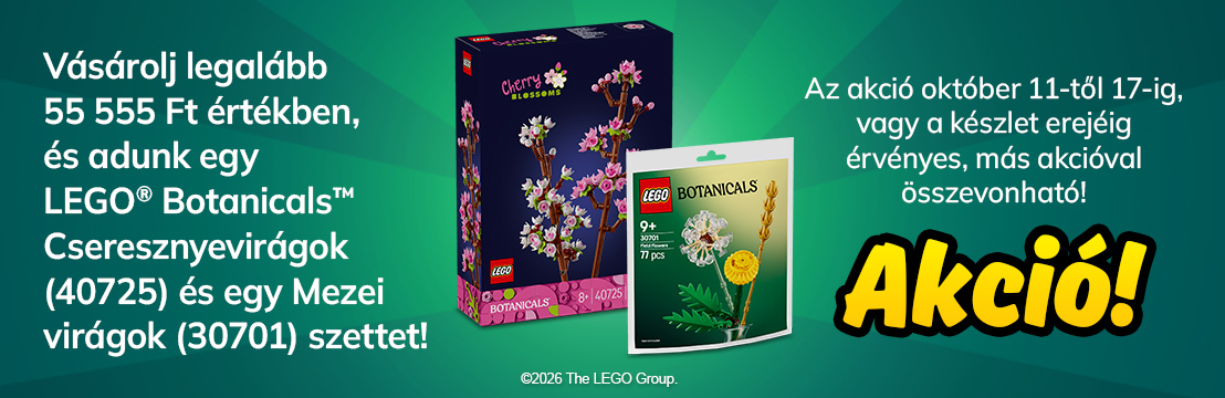 Ajándék 2 db LEGO szett akció!