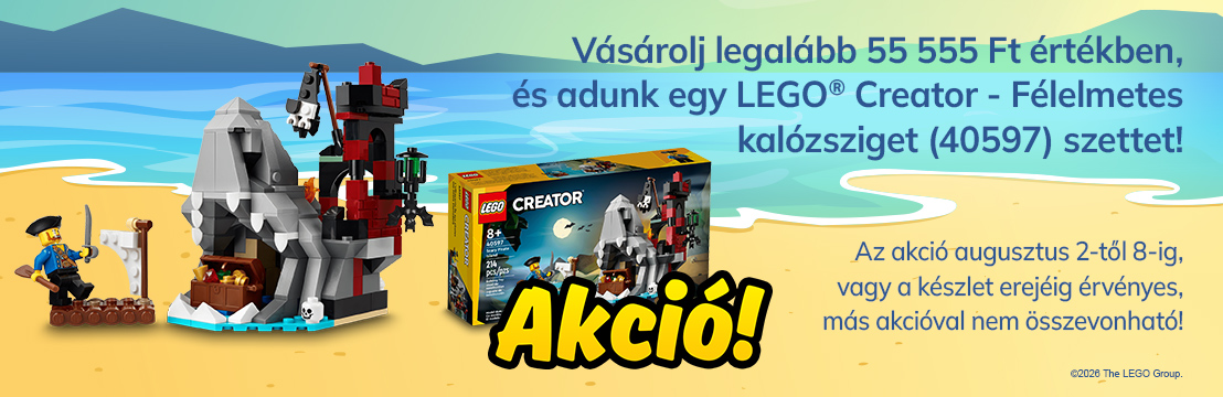 LEGO Creator - Félelmetes kalózsziget (40597) akció!