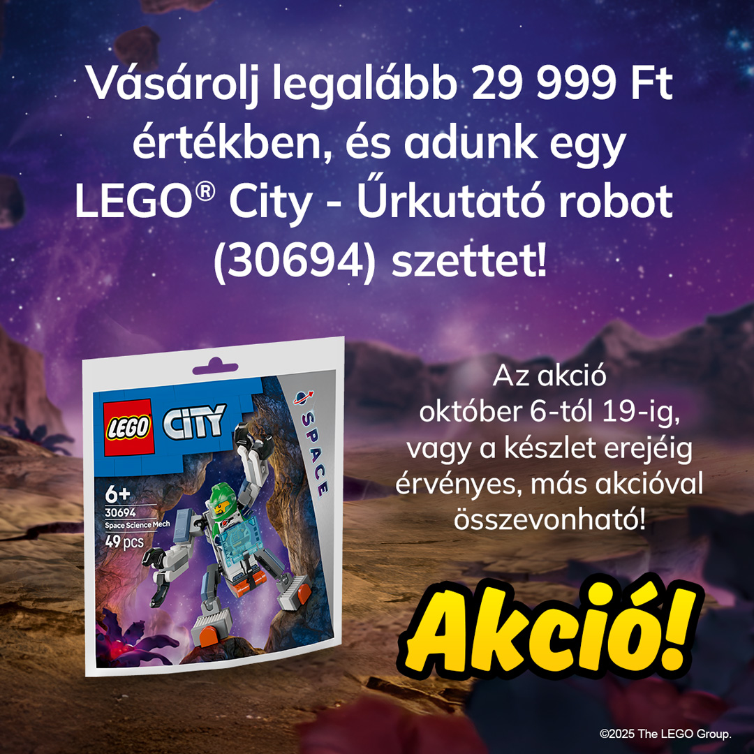 LEGO City - Űrkutató robot (30694) akció!