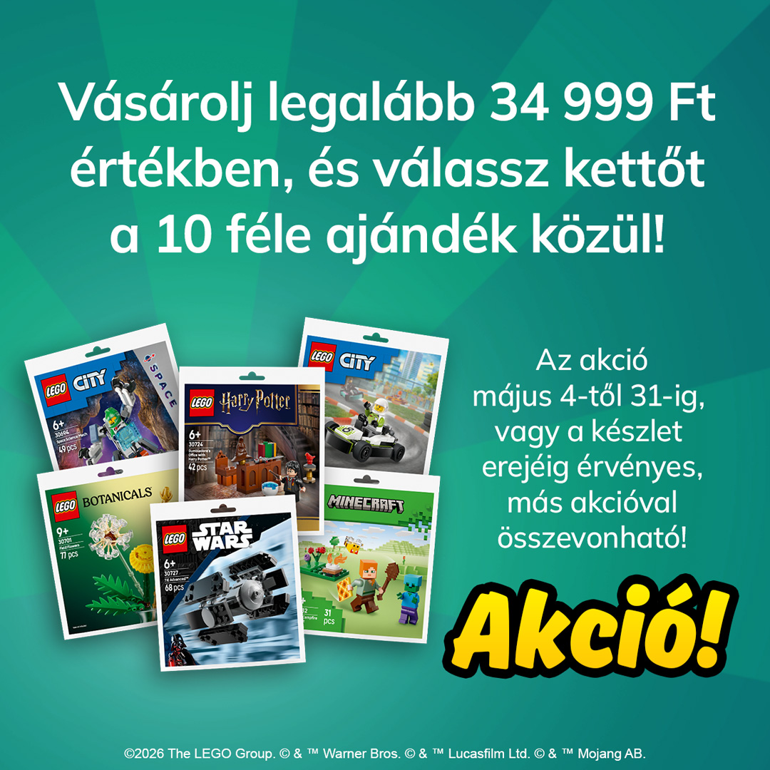 Válassz kettőt a 10 féle ajándék közül akció!