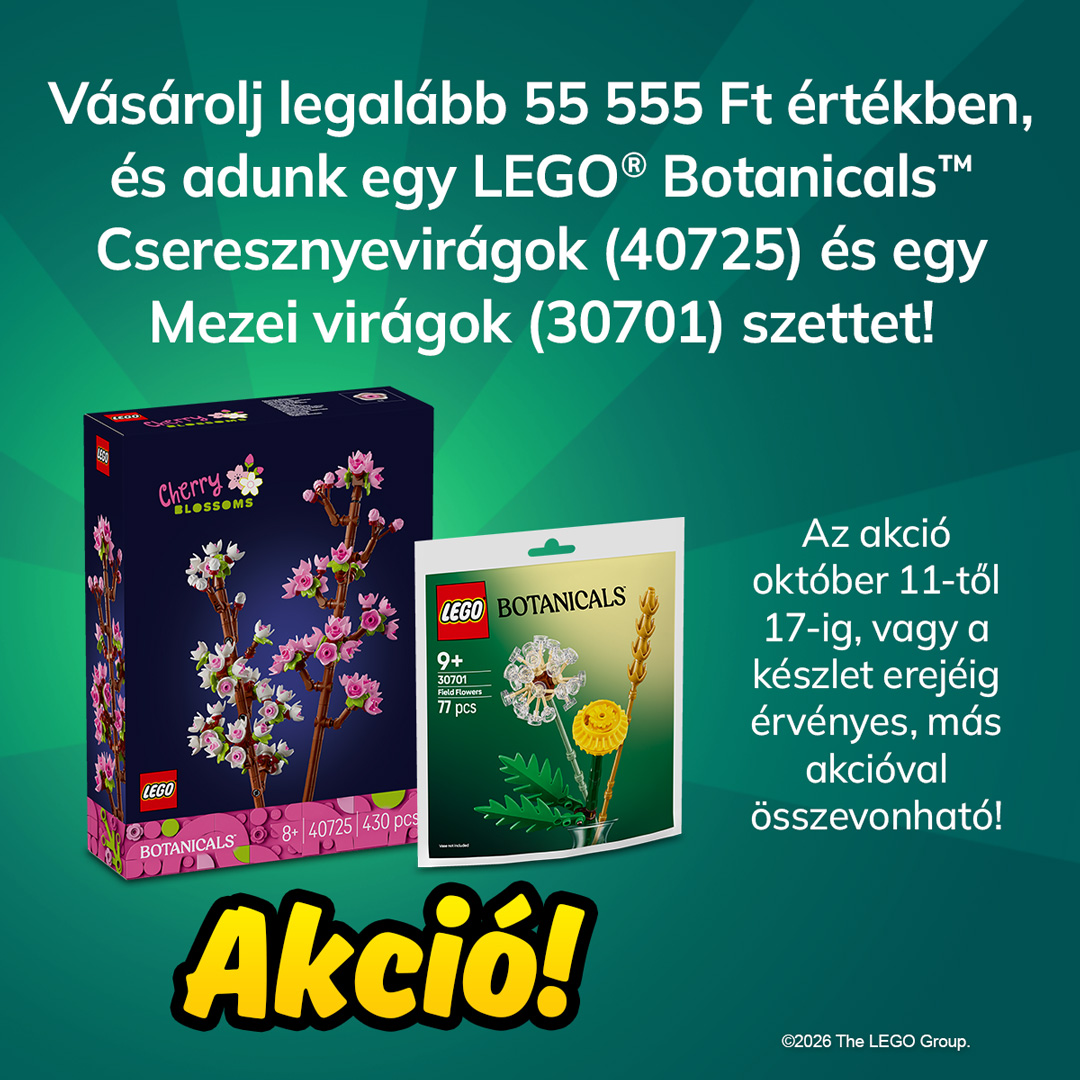 Ajándék 2 db LEGO szett akció!