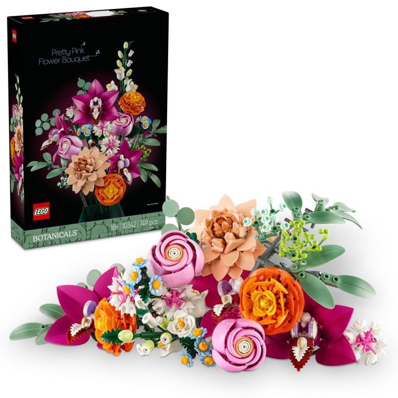 LEGO® Botanicals - Rózsaszín virágcsokor (10342)