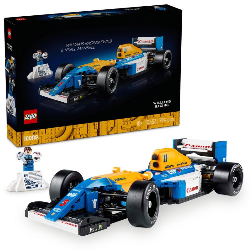 LEGO® Icons - Williams Racing FW14B és Nigel Mansell (10353)