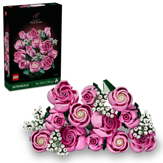 LEGO® Botanicals - Rózsaszín rózsacsokor (10374)  