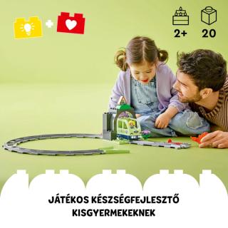 LEGO® DUPLO - Vonatalagút és sínek kiegészítő szett (10425) 