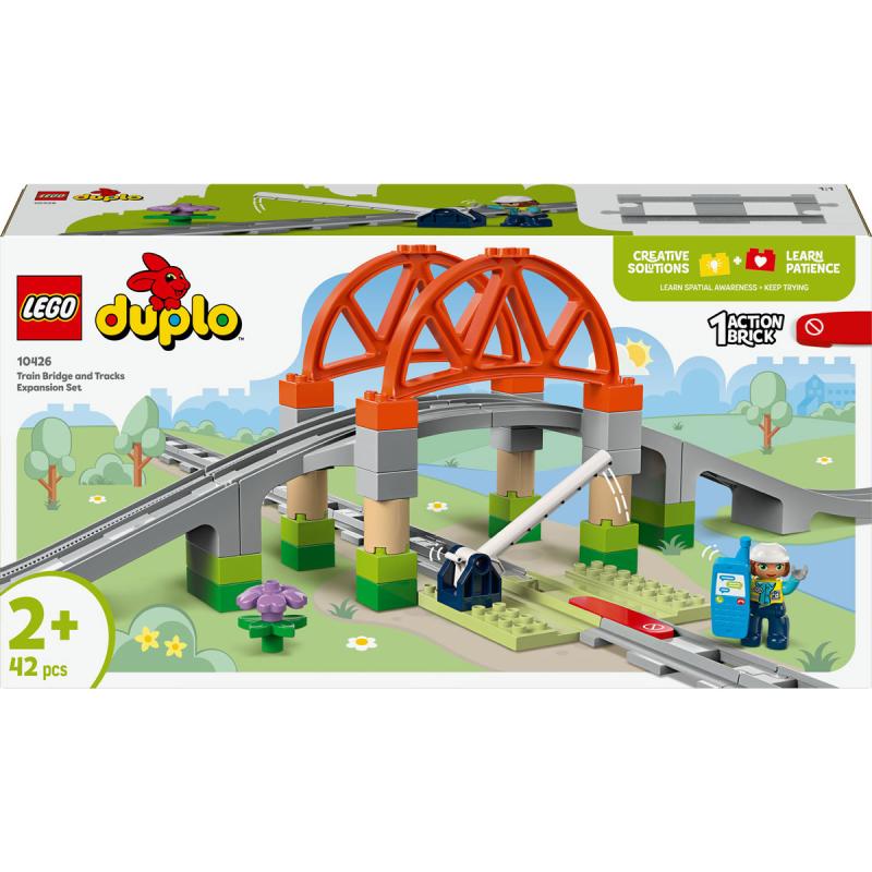 LEGO® DUPLO - Vasúti híd és sínek kiegészítő szett (10426) 