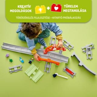 LEGO® DUPLO - Vasúti híd és sínek kiegészítő szett (10426) 