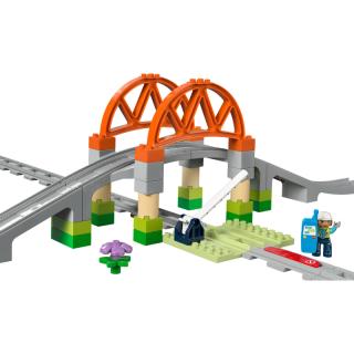 LEGO® DUPLO - Vasúti híd és sínek kiegészítő szett (10426) 
