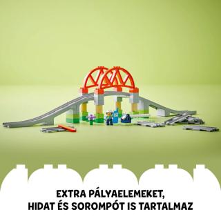LEGO® DUPLO - Vasúti híd és sínek kiegészítő szett (10426) 
