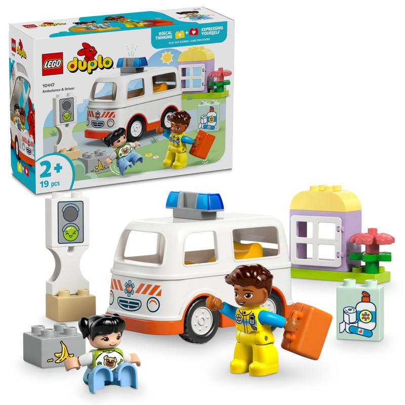 LEGO® DUPLO - Mentőautó és mentősofőr (10447)  
