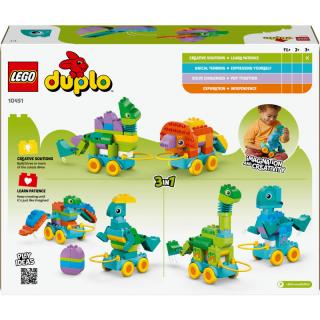 LEGO® DUPLO - 3 az 1-ben guruló dinók (10451) 
