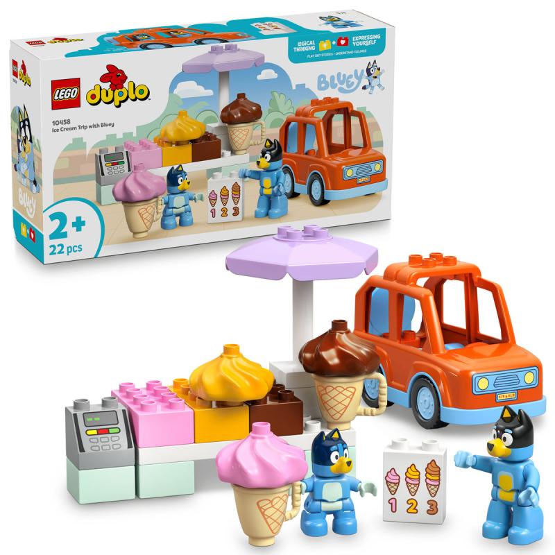 LEGO® DUPLO Bluey - Fagyizás Bluey-val (10458)