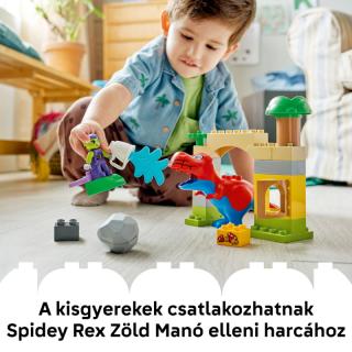LEGO® DUPLO Marvel - Dinoszaurusz Spidey-Rex vs. Zöld Manó (10463)