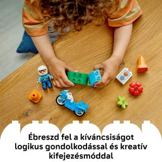 LEGO® DUPLO - Kék rendőrségi motorkerékpár (10471)  