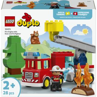 LEGO® DUPLO - Tűzoltóautó tömlővel és tűzoltóval (10473)  