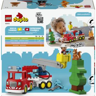 LEGO® DUPLO - Tűzoltóautó tömlővel és tűzoltóval (10473)  
