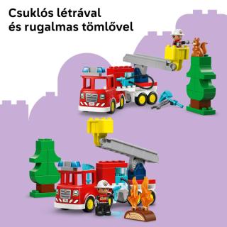 LEGO® DUPLO - Tűzoltóautó tömlővel és tűzoltóval (10473)  