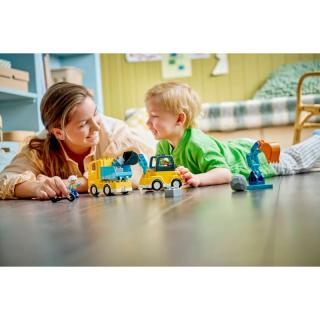 LEGO® DUPLO - 3 az 1-ben építési munkagépek (10475)  