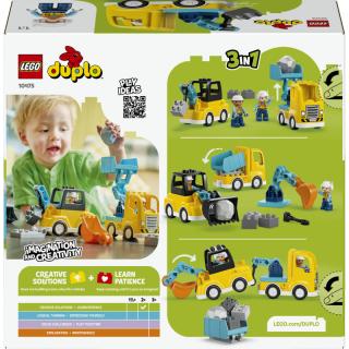 LEGO® DUPLO - 3 az 1-ben építési munkagépek (10475)  