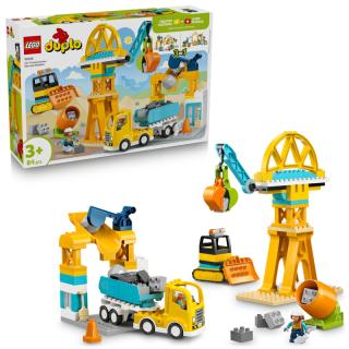LEGO® DUPLO - 3 az 1-ben építési terület és munkagépek (10476)  