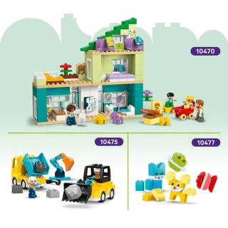 LEGO® DUPLO - 3 az 1-ben építési terület és munkagépek (10476)  