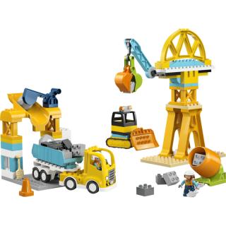 LEGO® DUPLO - 3 az 1-ben építési terület és munkagépek (10476)  