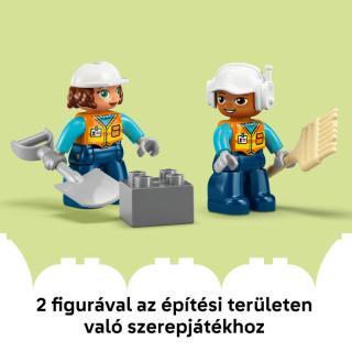 LEGO® DUPLO - 3 az 1-ben építési terület és munkagépek (10476)  