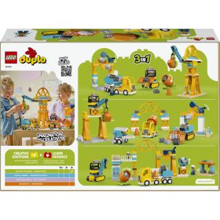 LEGO® DUPLO - 3 az 1-ben építési terület és munkagépek (10476)  