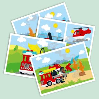 LEGO® DUPLO - Tűzoltóállomás és helikopter (10970)