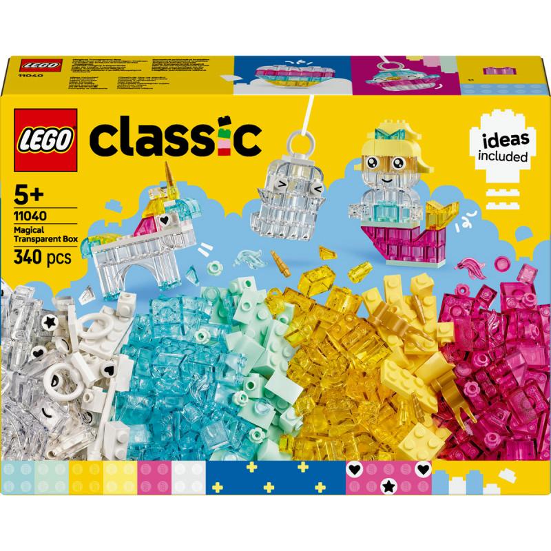 LEGO® Classic - Átlátszó bűvös kockák (11040)