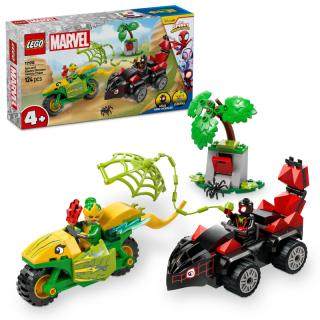 LEGO® Marvel - Spin és Electro: Üldözés a dinójárművel (11198)