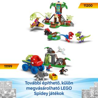 LEGO® Marvel - Spin és Electro: Üldözés a dinójárművel (11198)