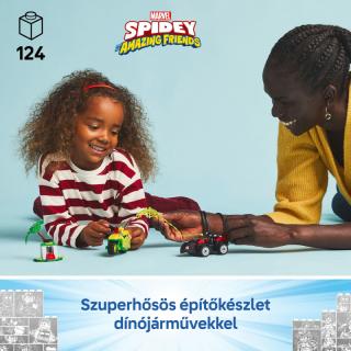 LEGO® Marvel - Spin és Electro: Üldözés a dinójárművel (11198)